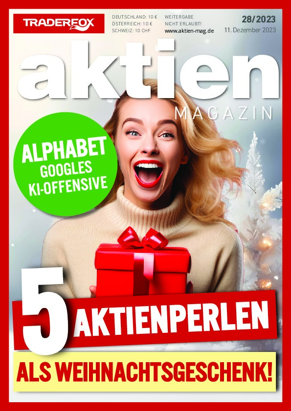 Cover des Aktien-Magazins 28 / 2023 vom 11. Dezember 2023