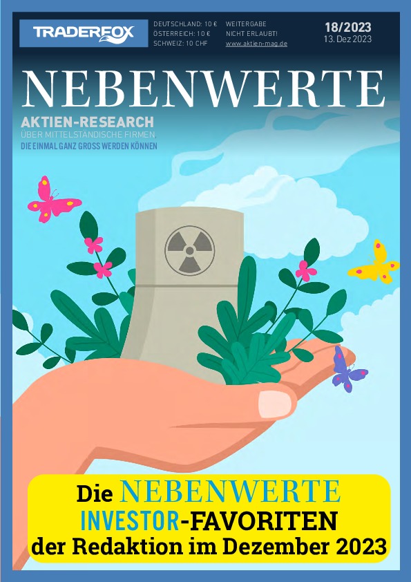 Cover des Nebenwerte Investor-Magazins 18/2023 vom 12. Dezember 2023