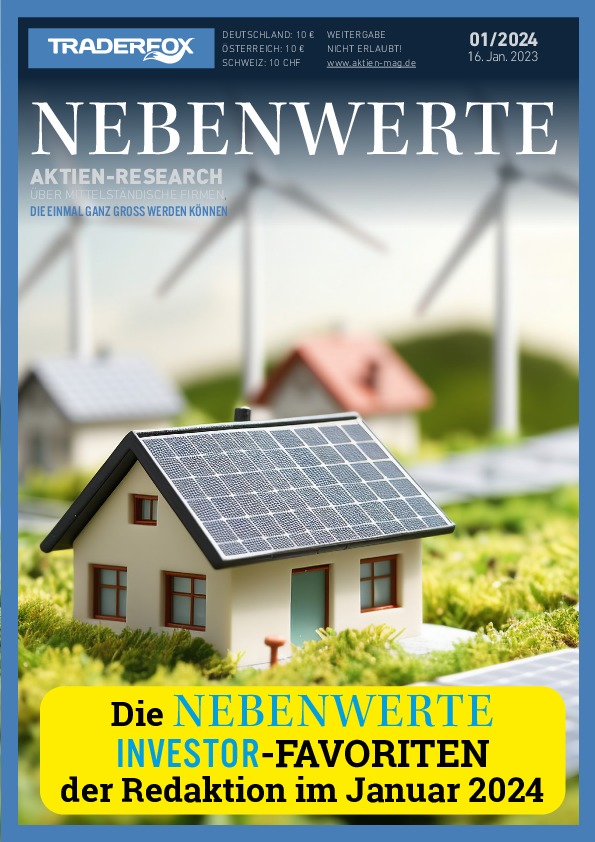 Cover des Nebenwerte Investor-Magazins 01 / 2024 vom 15. Januar 2024