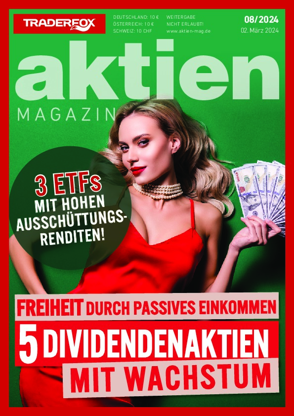 Cover des Aktien-Magazins 08 / 2024 vom 01. März 2024