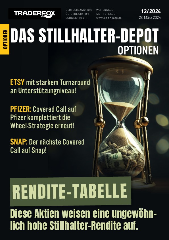 Cover des Stillhalter-Depot-Magazins 12 / 2024 vom 28. März 2024
