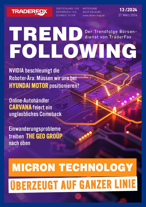 Cover des Trendfollowing-Magazin 13/2024 vom 27. März 2024