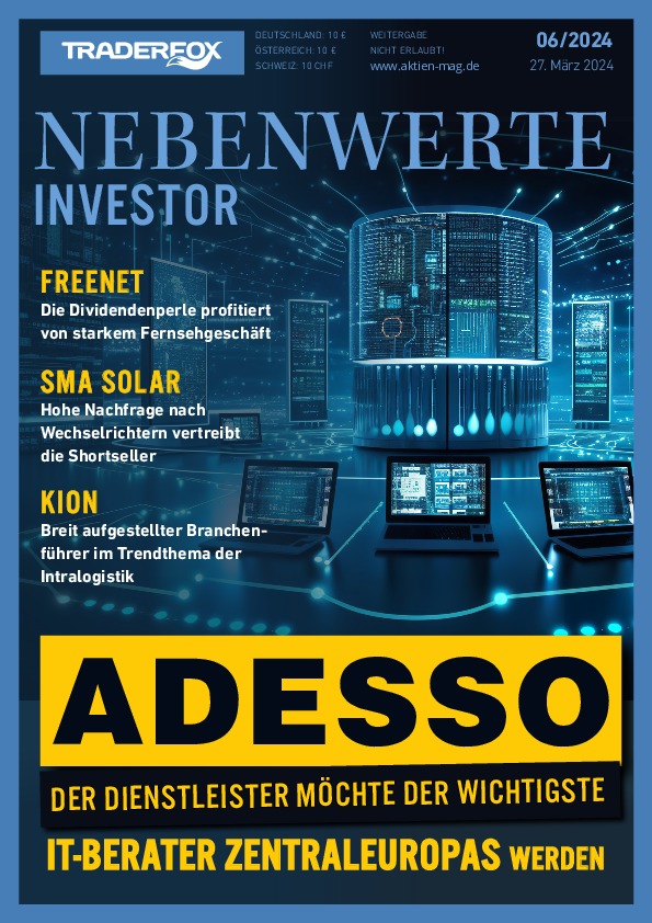 Cover des Nebenwerte Investor-Magazins 06/2024 vom 26. März 2024
