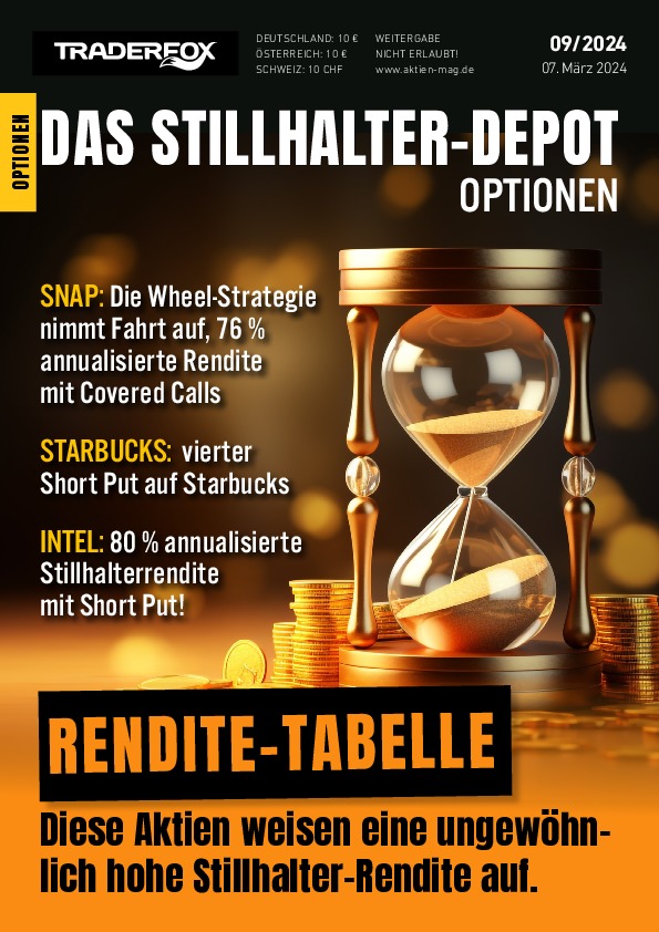 Cover des Stillhalter-Depot-Magazins 09 / 2024 vom 07. März 2024