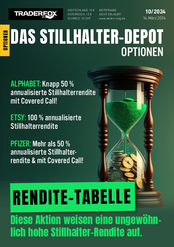 Cover des Stillhalter-Depot-Magazins 10 / 2024 vom 14. März 2024