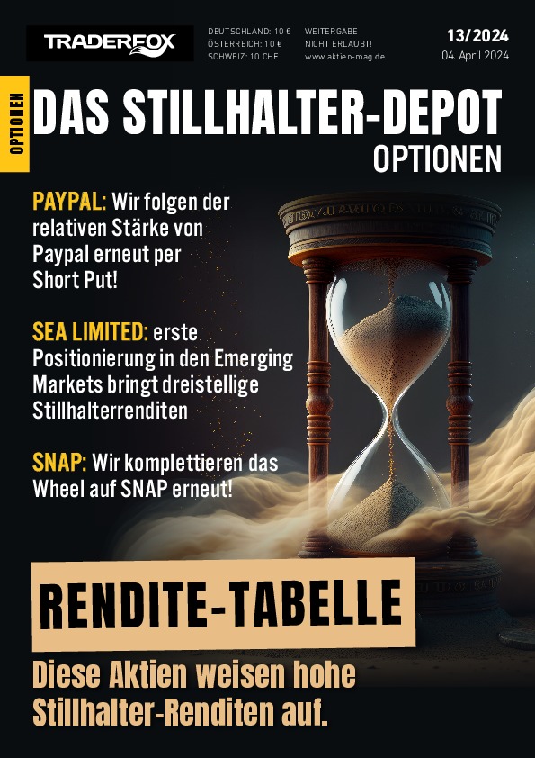 Cover des Stillhalter-Depot-Magazins 13 / 2024 vom 04. April 2024