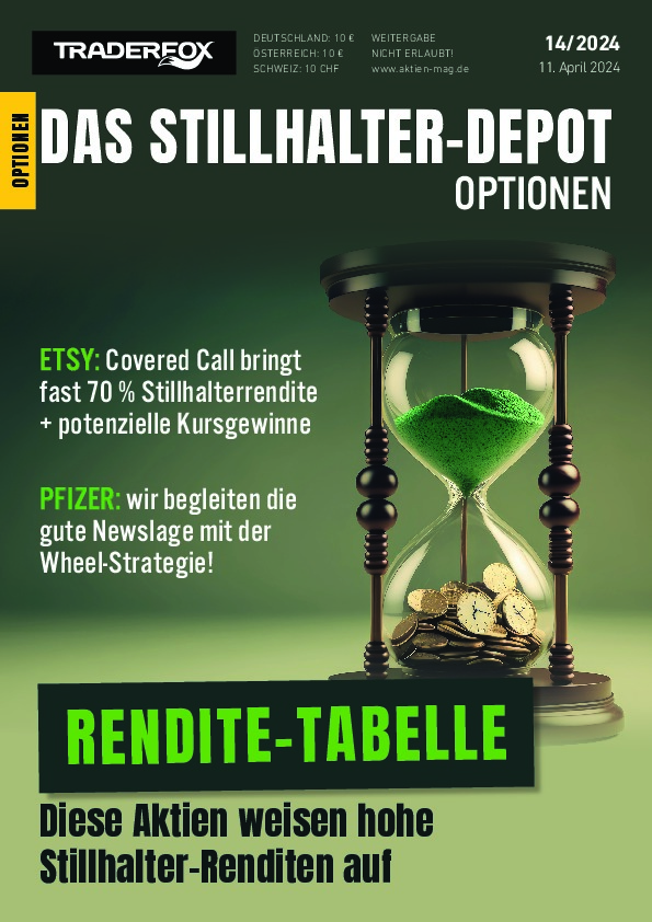 Cover des Stillhalter-Depot-Magazins 14 / 2024 vom 11. April 2024