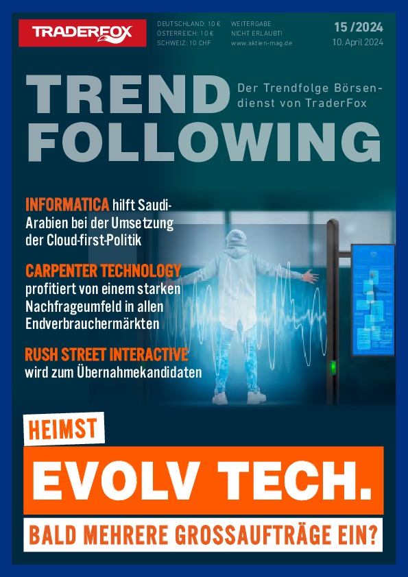 Cover des Trendfollowing-Magazin 15 / 2024 vom 10. April 2024