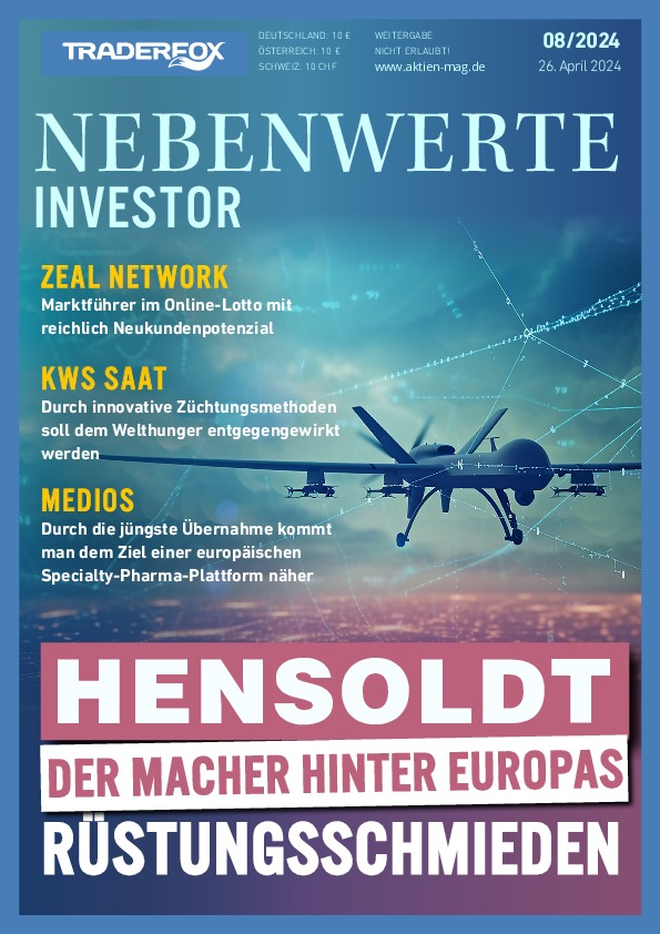 Cover des Nebenwerte Investor-Magazins 08/2024 vom 25. April 2024