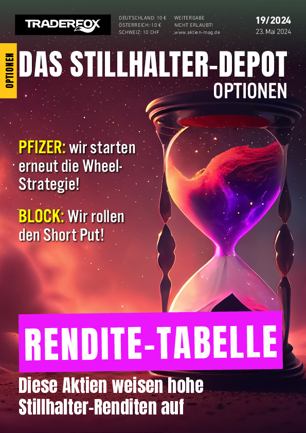 Cover des Stillhalter-Depot-Magazins 19 / 2024 vom 23. Mai 2024