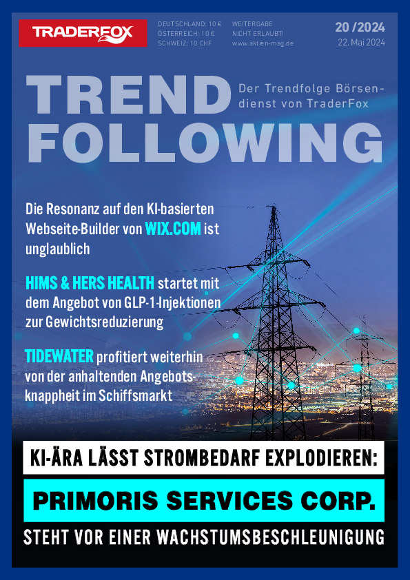 Cover des Trendfollowing-Magazin 20 / 2024 vom 22. Mai 2024