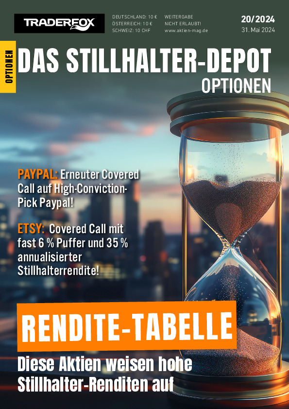Cover des Stillhalter-Depot-Magazins 20 / 2024 vom 31. Mai 2024