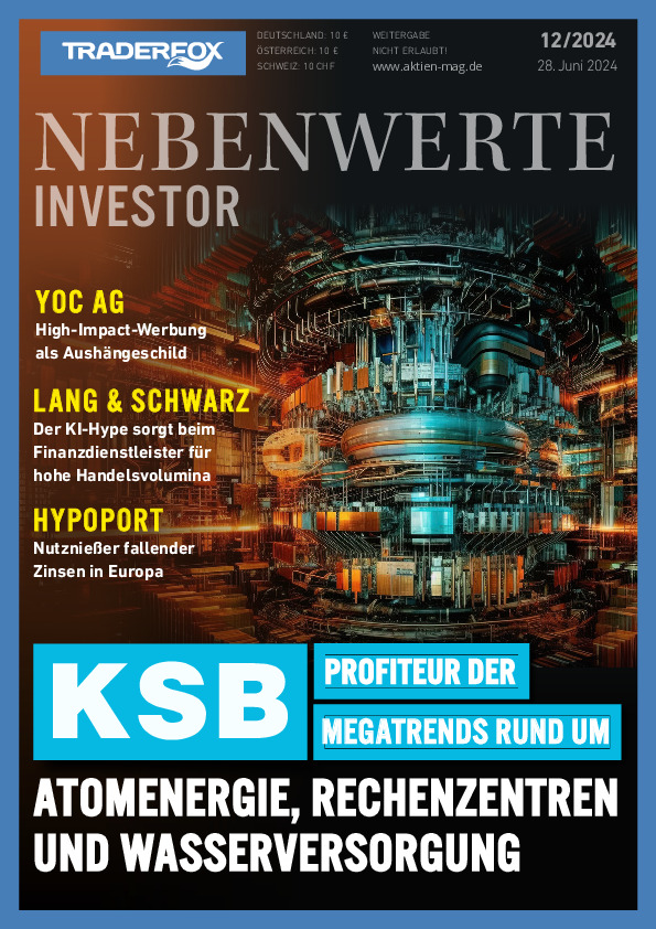 Cover des Nebenwerte Investor-Magazins 12/2024 vom 27. Juni 2024