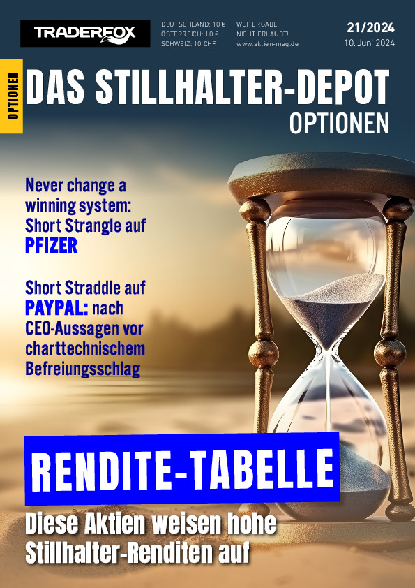 Cover des Stillhalter-Depot-Magazins 21 / 2024 vom 10. Juni 2024