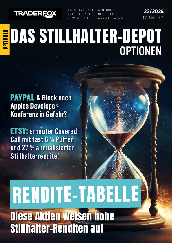 Cover des Stillhalter-Depot-Magazins 22 / 2024 vom 17. Juni 2024