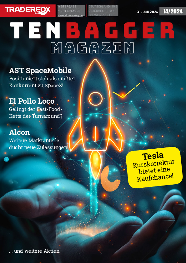 Cover des Tenbagger Magazins 14 / 2024 vom 30. Juli 2024