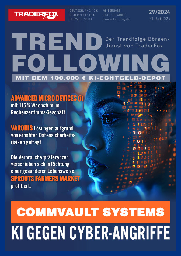 Cover des Trendfollowing-Magazin 29 / 2024 vom 31. Juli 2024