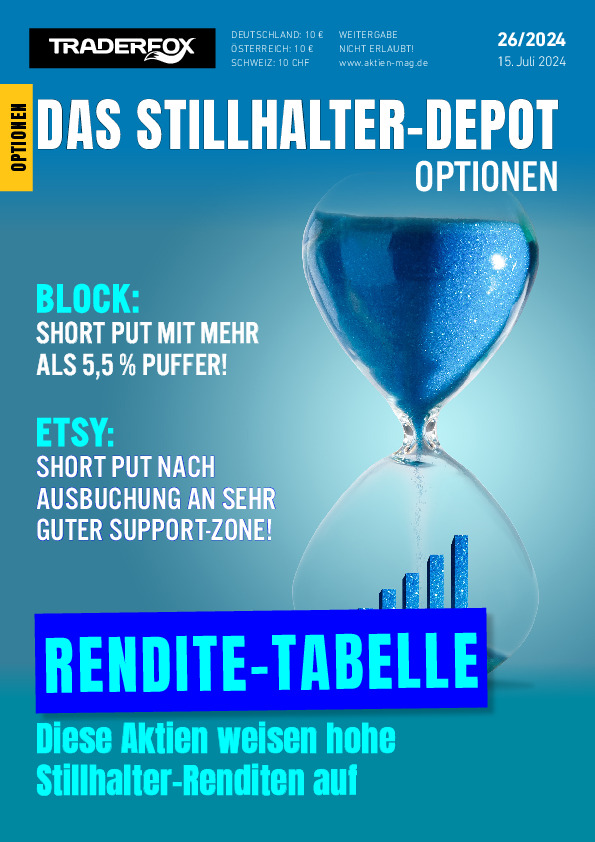 Cover des Stillhalter-Depot-Magazins 26 / 2024 vom 15. Juli 2024