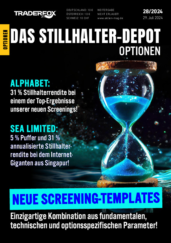 Cover des Stillhalter-Depot-Magazins 28 / 2024 vom 29. Juli 2024