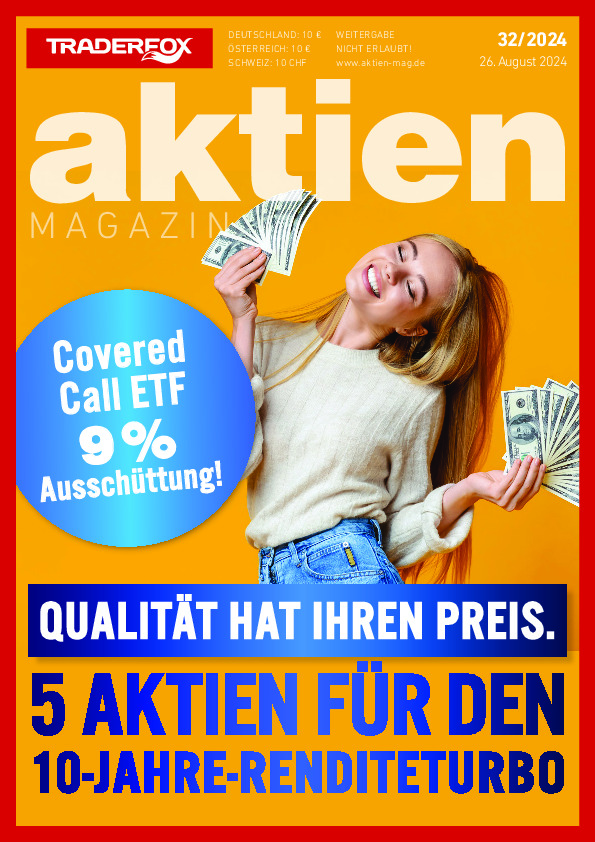 Cover des Aktien-Magazins 32 / 2024 vom 26. August 2024