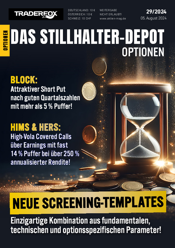 Cover des Stillhalter-Depot-Magazins 29 / 2024 vom 05. August 2024