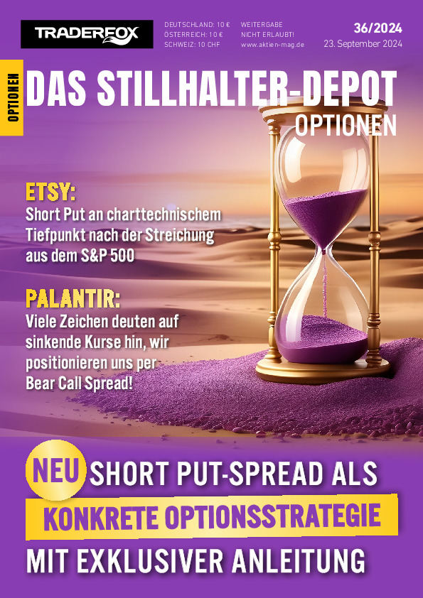 Cover des Stillhalter-Depot-Magazins 36 / 2024 vom 23. September 2024