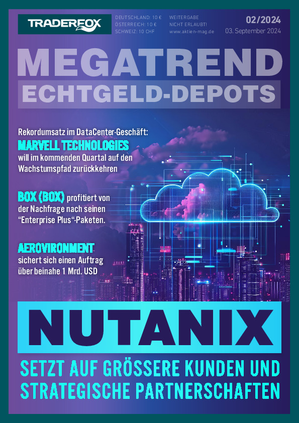 Cover des Megatrend-Echtgeld-Depots 02 / 2024 vom 03. September 2024