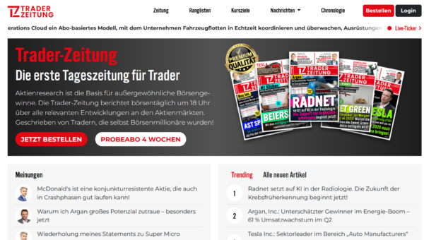 Top 7 Features: TraderFox launcht neue Website für die Trader-Zeitung!