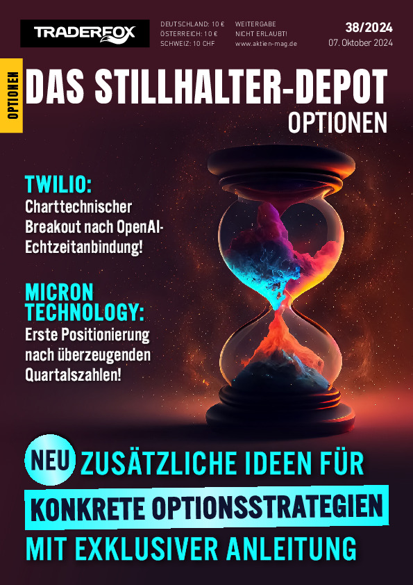 Cover des Stillhalter-Depot-Magazins 38 / 2024 vom 07. Oktober 2024