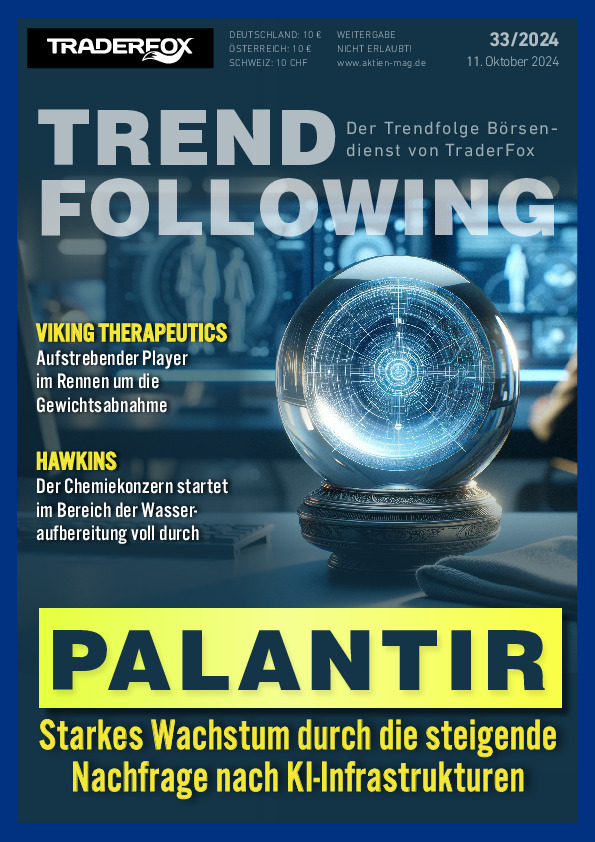 Cover des Trendfollowing-Magazin 33 / 2024  vom 11. Oktober 2024