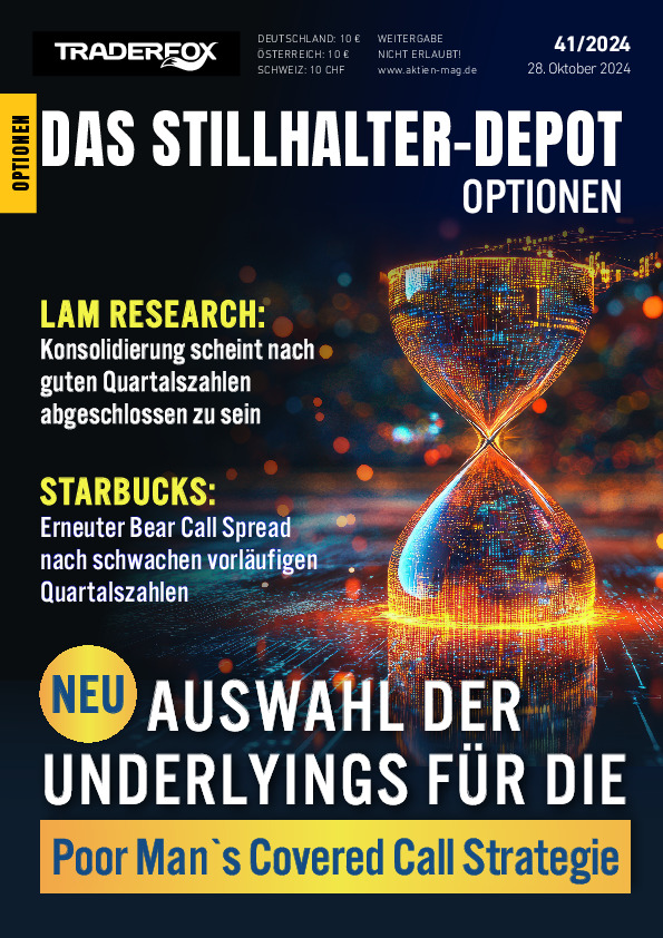 Cover des Stillhalter-Depot-Magazins 41 / 2024 vom 28. Oktober 2024