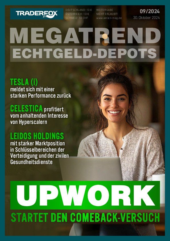 Cover des Megatrend-Echtgeld-Depots 09 / 2024 vom 30. Oktober 2024
