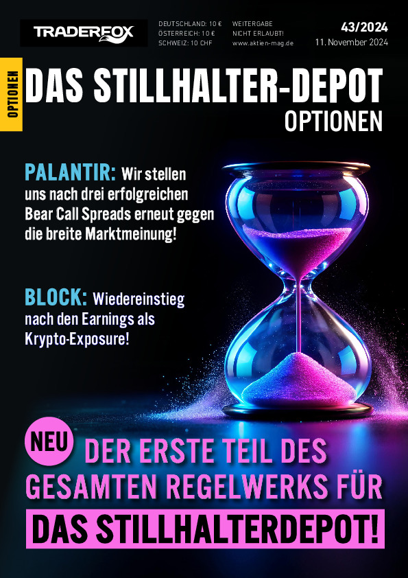 Cover des Stillhalter-Depot-Magazins 43 / 2024 vom 11. November 2024