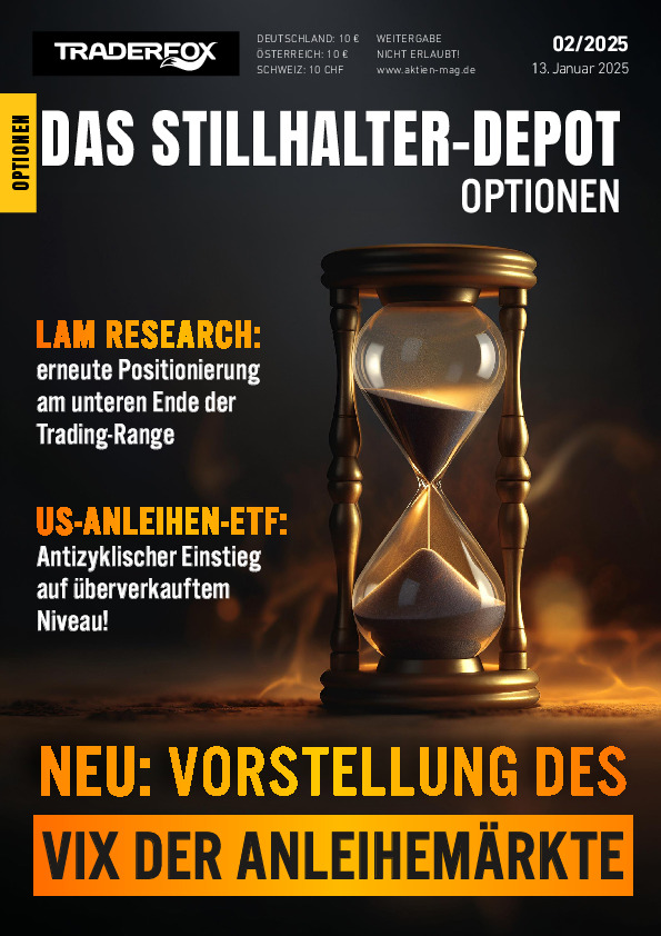Cover des Stillhalter-Depot-Magazins 02 / 2025 vom 13. Januar 2025