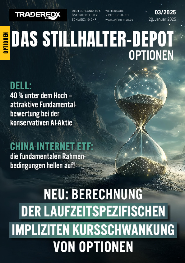 Cover des Stillhalter-Depot-Magazins 03 / 2025 vom 20. Januar 2025