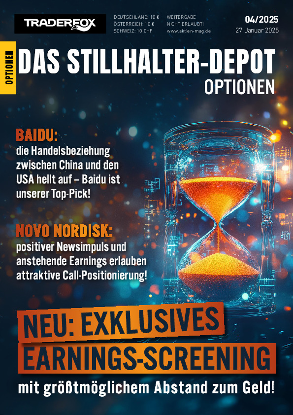 Cover des Stillhalter-Depot-Magazins 04 / 2025 vom 27. Januar 2025