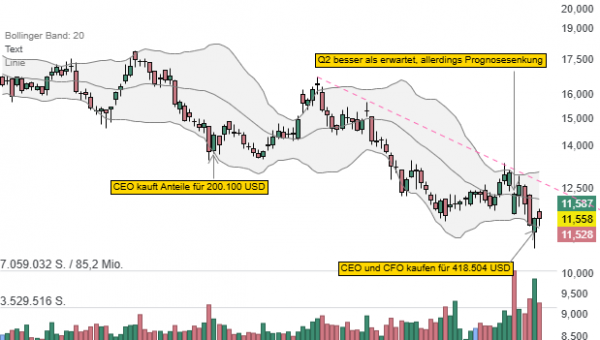 Neogen Corporation (NEOG): CEO und CFO kaufen nach der Prognosesenkung Aktien für 418.504 USD