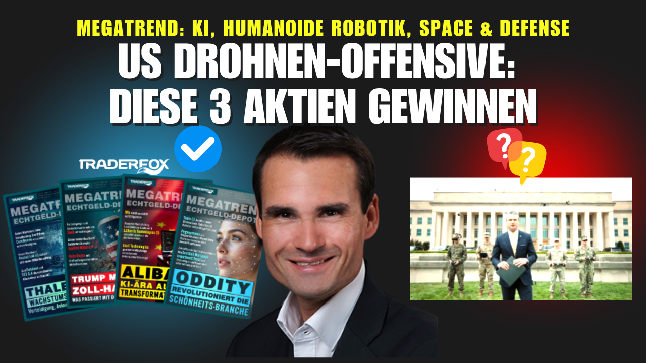 U.S. Drohnen Offensive: Diese 3 Aktien gewinnen