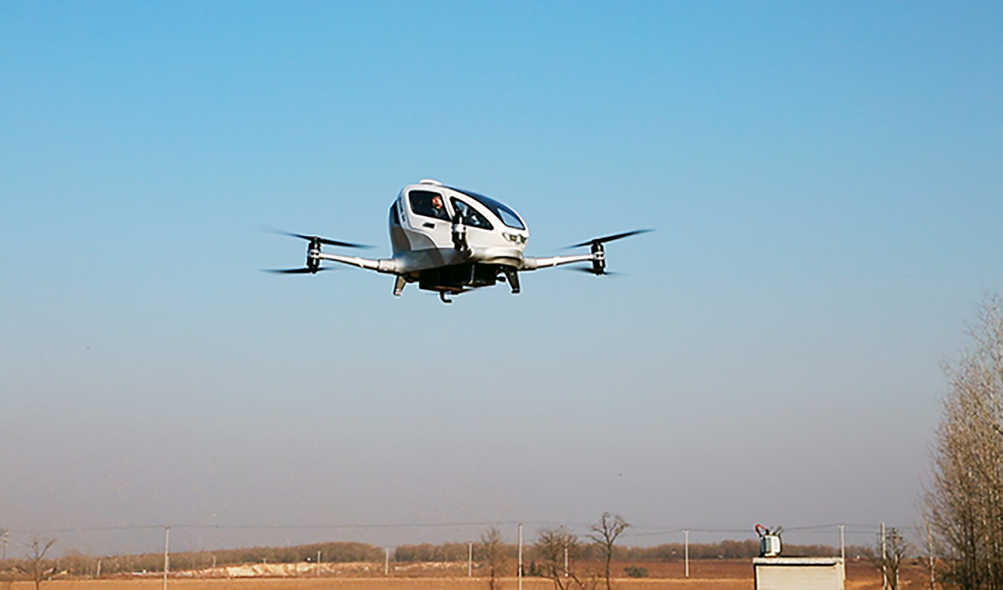Ehang – Chinesischer Anbieter von Flugtaxis kurz vor dem Start von kommerziellen Flügen.