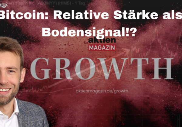 GROWTH: Relative Stärke Index als Bodenbildungssignal. Bitcoin als Stellvertreter der Wachstumswerte