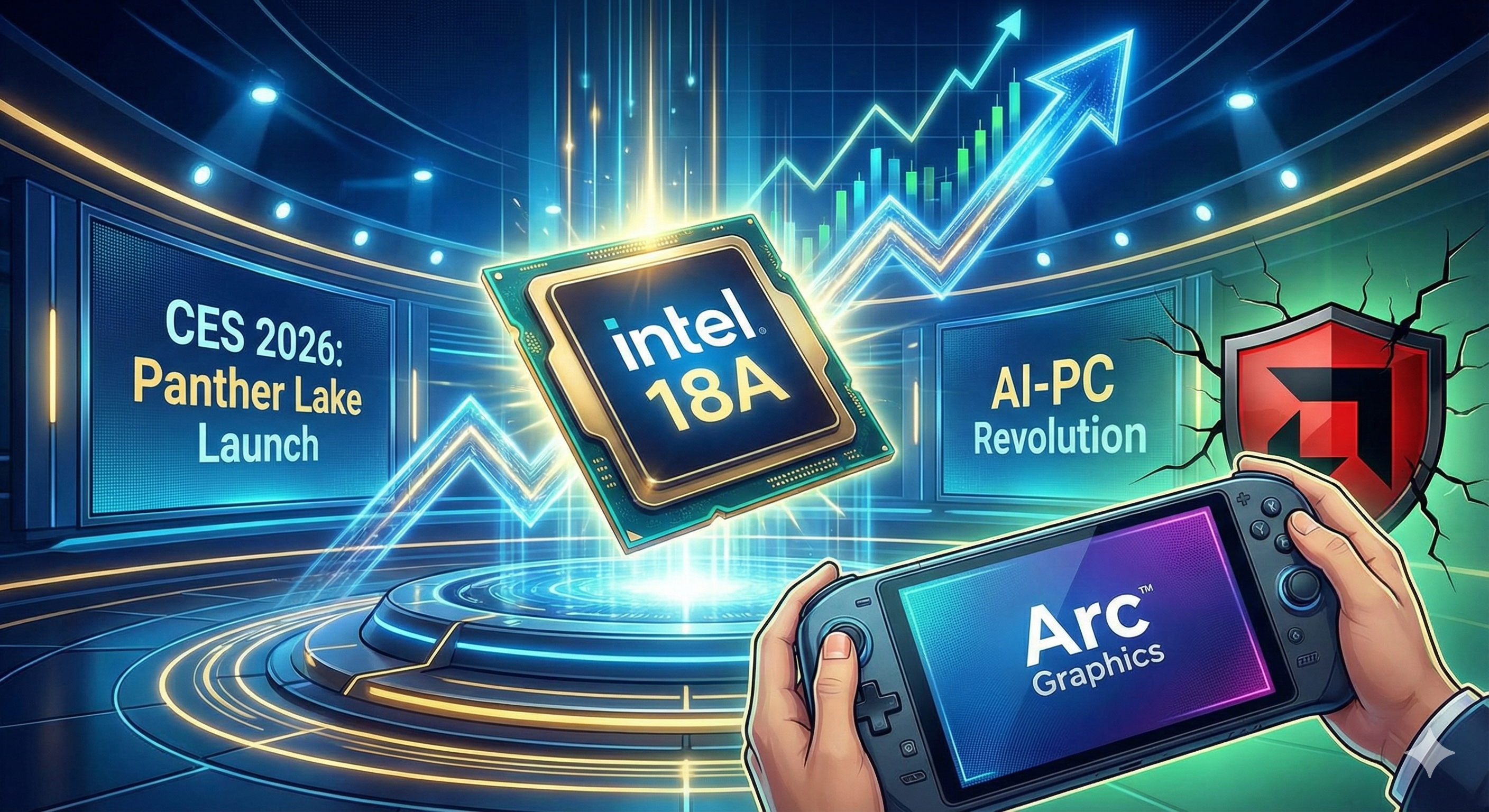 Intel setzt auf der CES ein Ausrufezeichen: Anleger feiern den Start der „18A-Wende