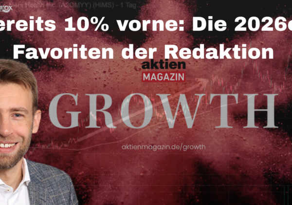 2026 startet fulminant: 10% Gewinn bei den Favoriten der GROWTH Redaktion