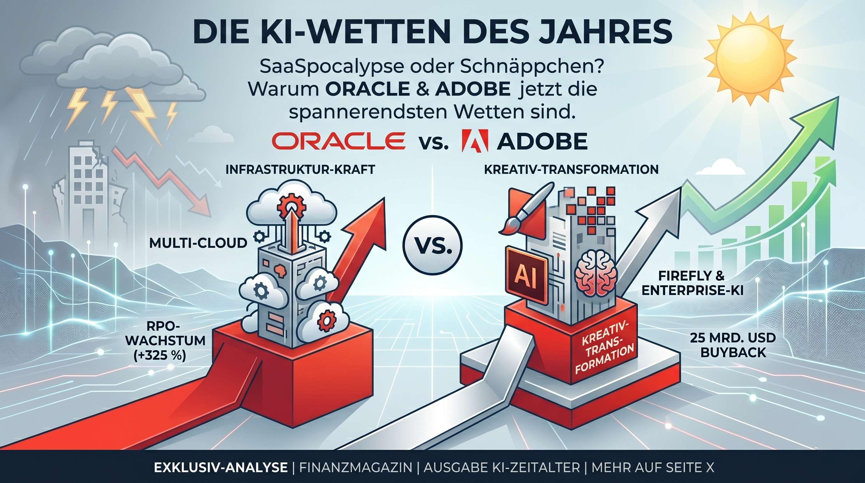 SaaSpocalypse oder Schnäppchen - Warum Oracle und Adobe jetzt die spannendsten Wetten im KI-Zeitalter sind!