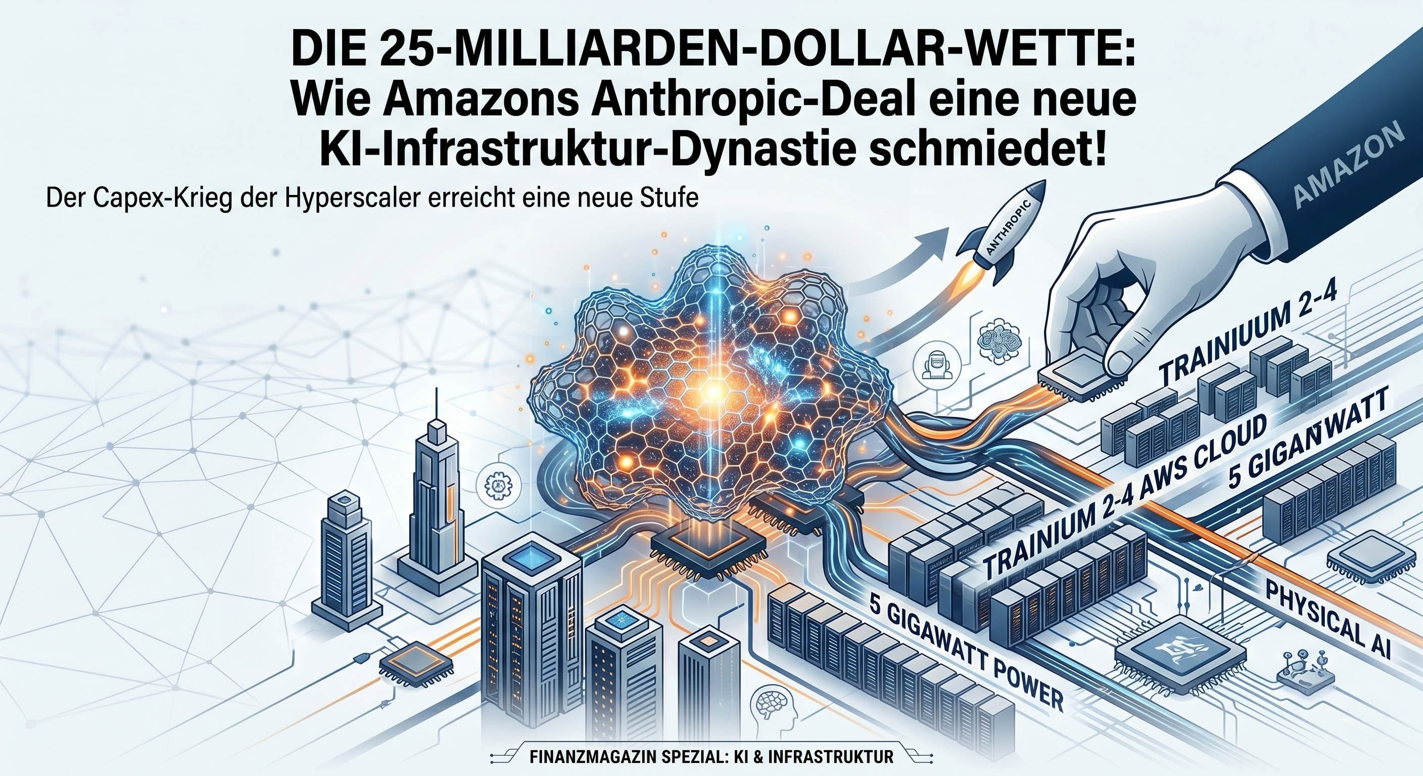 Die 25-Milliarden-Dollar-Wette: Wie Amazons Anthropic-Deal eine neue KI-Infrastruktur-Dynastie schmiedet!