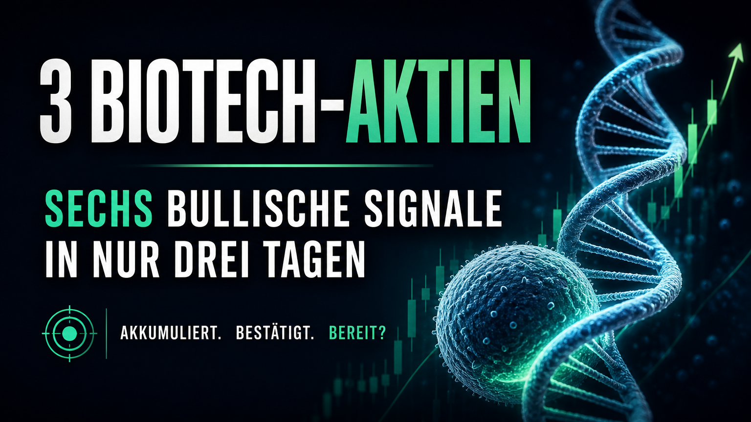 Biotechnologie-Aktien befinden sich im Rally-Modus: 3 Aktien liefern 6 bullische Signale in nur 3 Tagen! 
